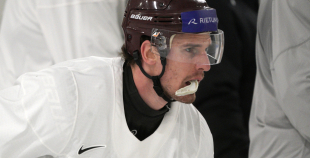 Latvijas hokeja izlases treniņš (04.11)