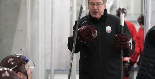 Latvijas hokeja izlases treniņš (04.11)