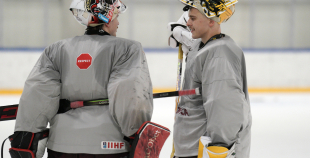 Latvijas hokeja izlases treniņš (04.11)