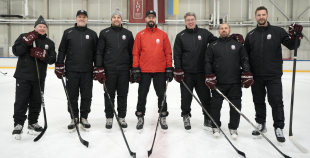 Latvijas hokeja izlases treniņš (04.11)