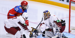 FOTO: Latvija U-18 - Krievija U-18 1:5