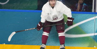 Latvijas hokeja izlase kopbilde un treniņš