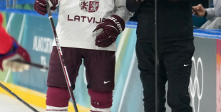 Latvijas hokeja izlase kopbilde un treniņš