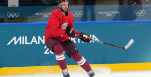 Latvijas hokeja izlase kopbilde un treniņš