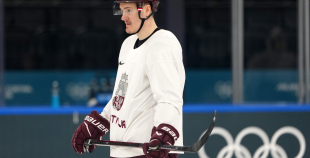 Latvijas hokeja izlase kopbilde un treniņš