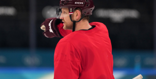 Latvijas hokeja izlase kopbilde un treniņš