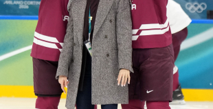 Latvijas hokeja izlase kopbilde un treniņš