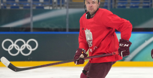 Latvijas hokeja izlase kopbilde un treniņš