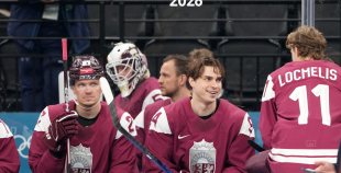 Latvijas hokeja izlase kopbilde un treniņš