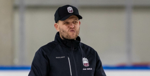 FOTO: Latvijas U-18 hokeja izlases treniņš