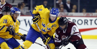 Foto 2012 IIHF PČ U20 Latvijas U20 izlase