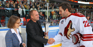 Foto Dinamo Rīga vs Phoenix Coyotes