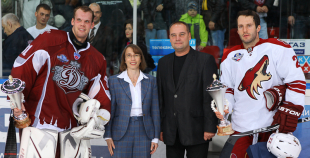 Foto Dinamo Rīga vs Phoenix Coyotes