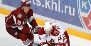 Foto Dinamo Rīga vs Phoenix Coyotes