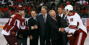 Foto Dinamo Rīga vs Phoenix Coyotes