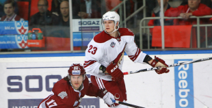 Foto Dinamo Rīga vs Phoenix Coyotes