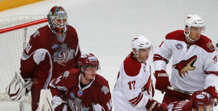 Foto Dinamo Rīga vs Phoenix Coyotes