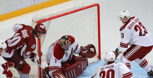 Foto Dinamo Rīga vs Phoenix Coyotes