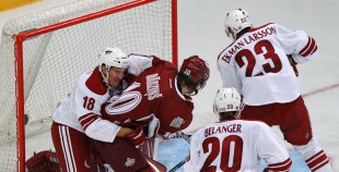 Foto Dinamo Rīga vs Phoenix Coyotes