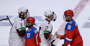 FOTO: Latvija U-18 - Krievija U-18 1:5