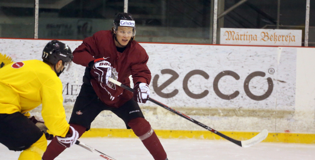 Latvijas izlases treniņš