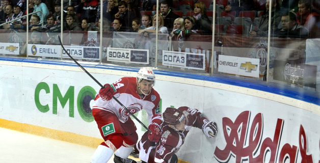 2014 KHL Rīgas Dinamo - Podoļskas Vitjaz 0:1 PM