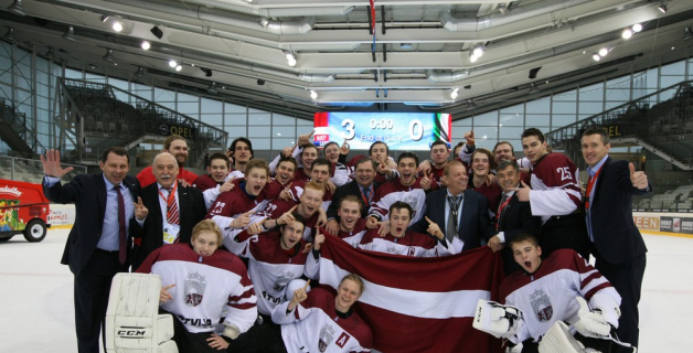 2015 IIHF U20 PČ: Latvija - Itālija 3:0