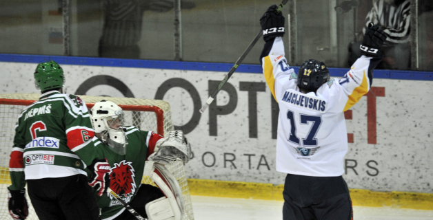 1. spēle: HK Liepāja - HK Kurbads 3:5