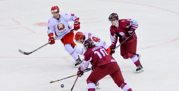 FOTO: Latvija - Baltkrievija 3:2 (pag.)