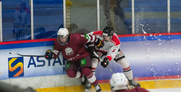 FOTO: Latvija U18 - Austrija U18 (4:3 p.m.)