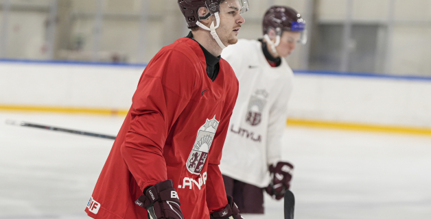 LAT U20 hokeja izlases treniņš, 10.12.2025.