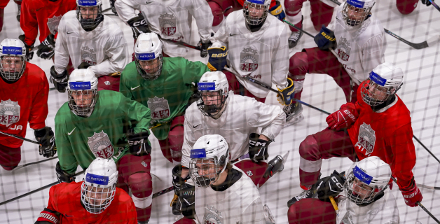 Latvijas U-18 izlases treniņš (08.12)