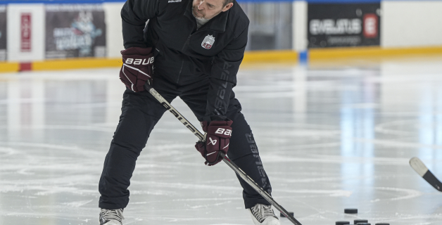LAT hokeja izlases pēdējais treniņš, pirms došanās uz OS, 4.02.2026.