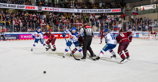 Latvijas izlasei zaudējums arī otrajā "Deutschland Cup" spēlē
