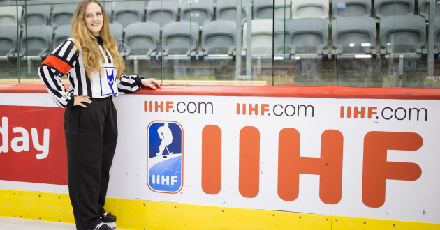 Agnese Kārkliņa apkalpos U18 Pasaules čempionāta pusfinālu Kanāda–Čehija