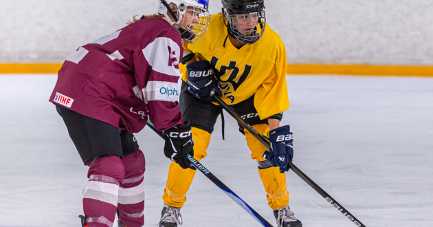 Latvijas U18 sieviešu hokeja izlase gatavojas PČ un pārbaudes spēlei ar Lietuvu