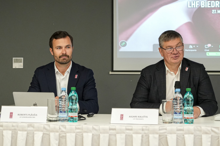 Aizvadīts ikgadējais Latvijas hokeja federācijas kongress