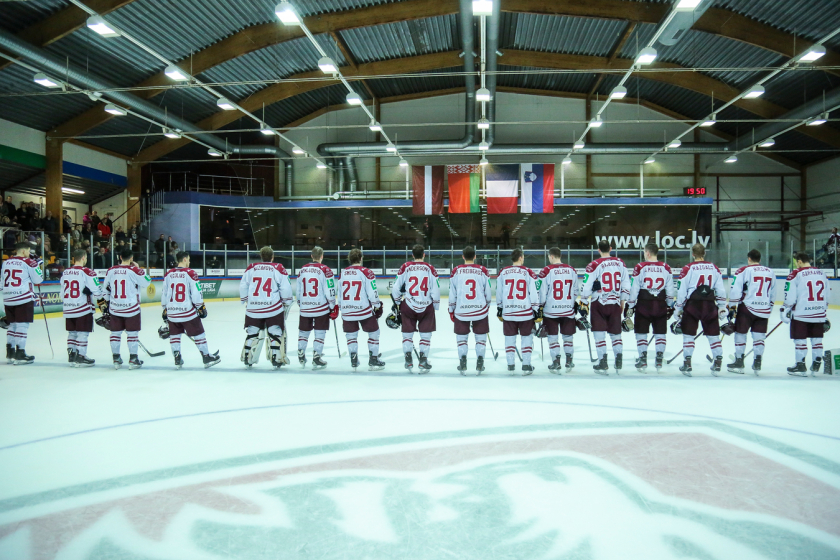 Latvijas hokeja izlase Liepājas turnīrā izcīna otro vietu!