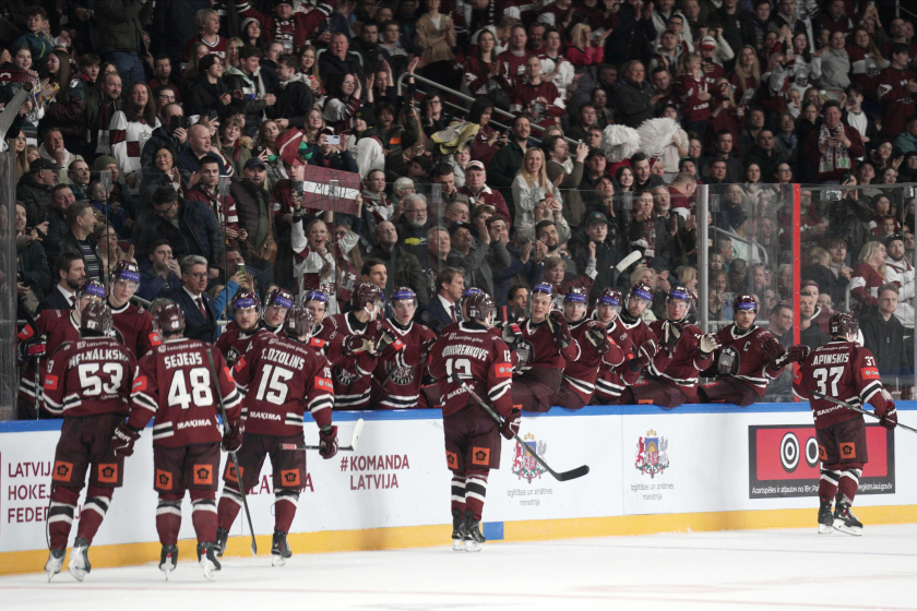 Latvijas izlasei "sausā" uzvara pret Austriju