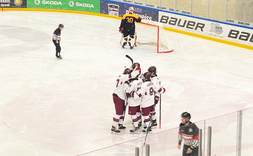 Latvijas U-18 izlase pēdējā pārbaudes spēlē uzvara Vācijas vienaudžus