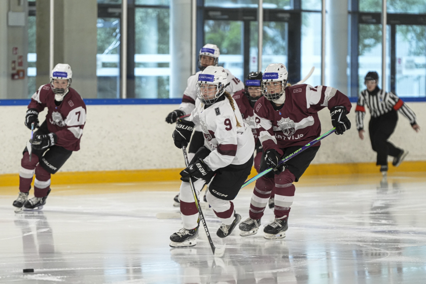 Latvijas U-18 sieviešu izlases kandidātes aizvada savstarpējo spēli