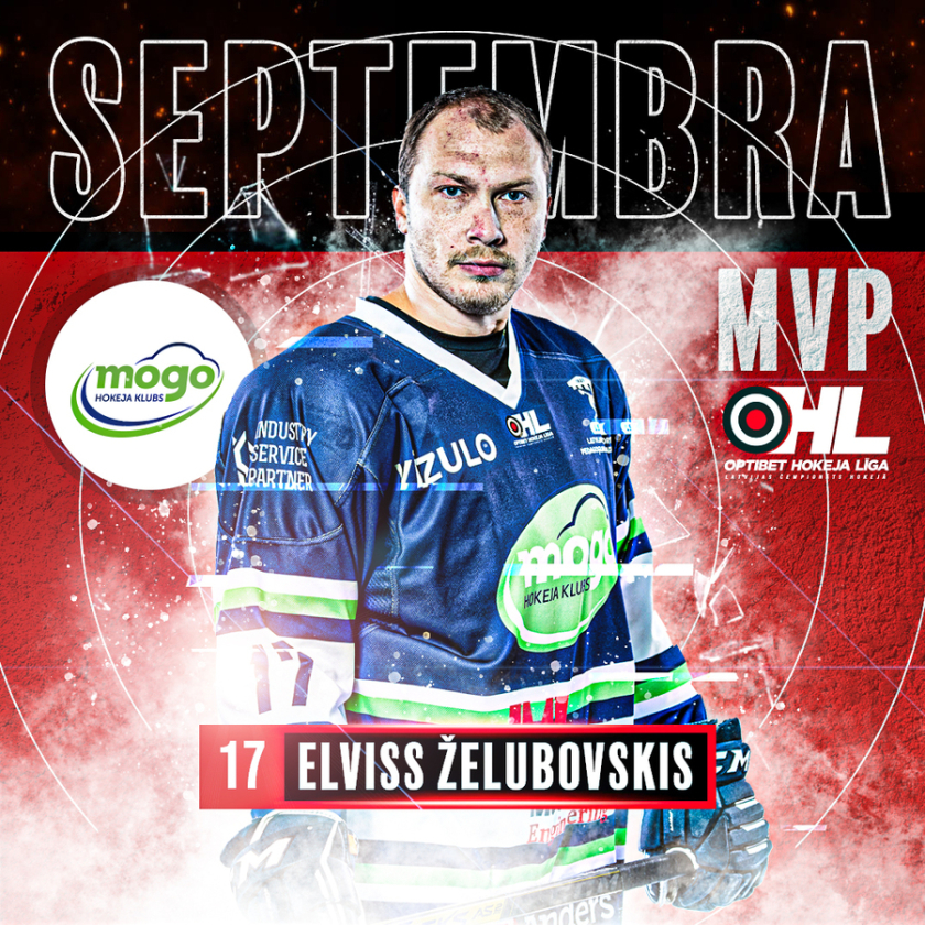 Par septembra mēneša labāko OHL spēlētāju kronēts Elviss Želubovskis