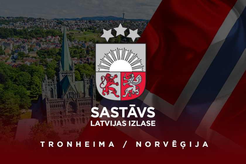 Paziņots Latvijas nacionālās valstsvienības sastāvs turnīram Norvēģijā