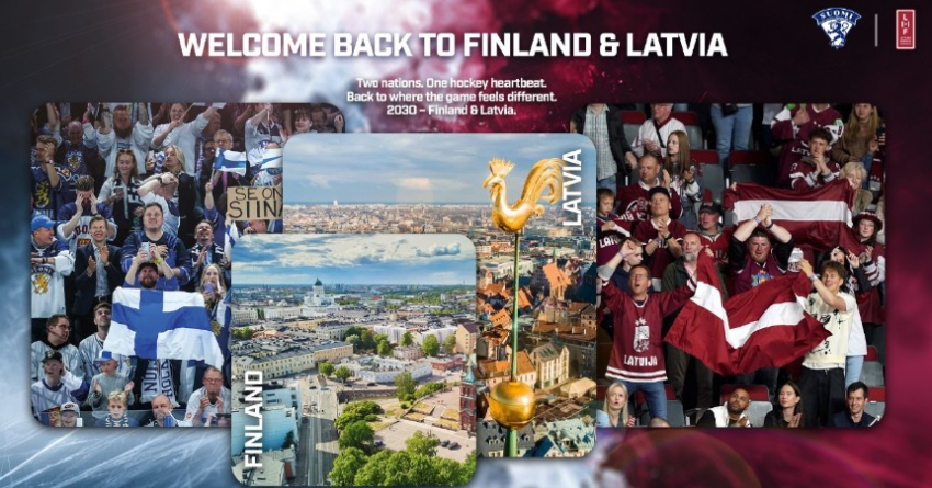 Latvija un Somija kopīgi rīkos 2030. gada IIHF pasaules čempionātu hokejā