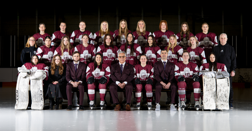 Latvijas Nacionālā sieviešu hokeja izlase startēs 2026 Pasaules čempionātā